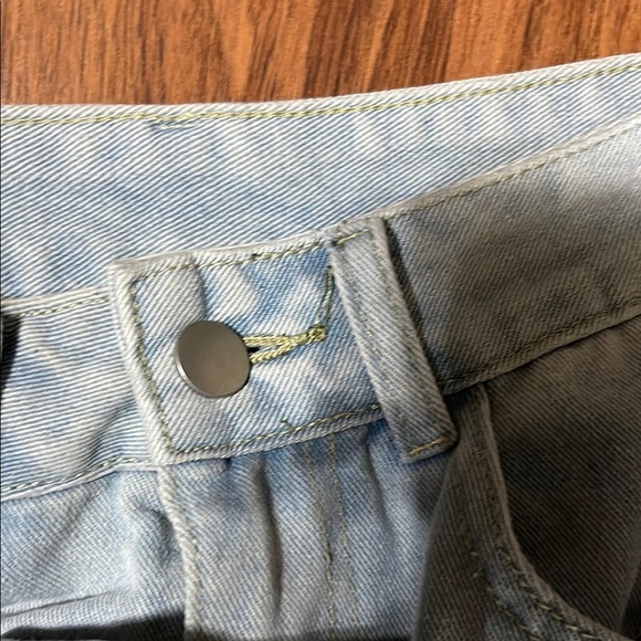 Innovare Denim Eleanor Stylish Denim Ruffle mini Skirt size S - Picture 3 of 11